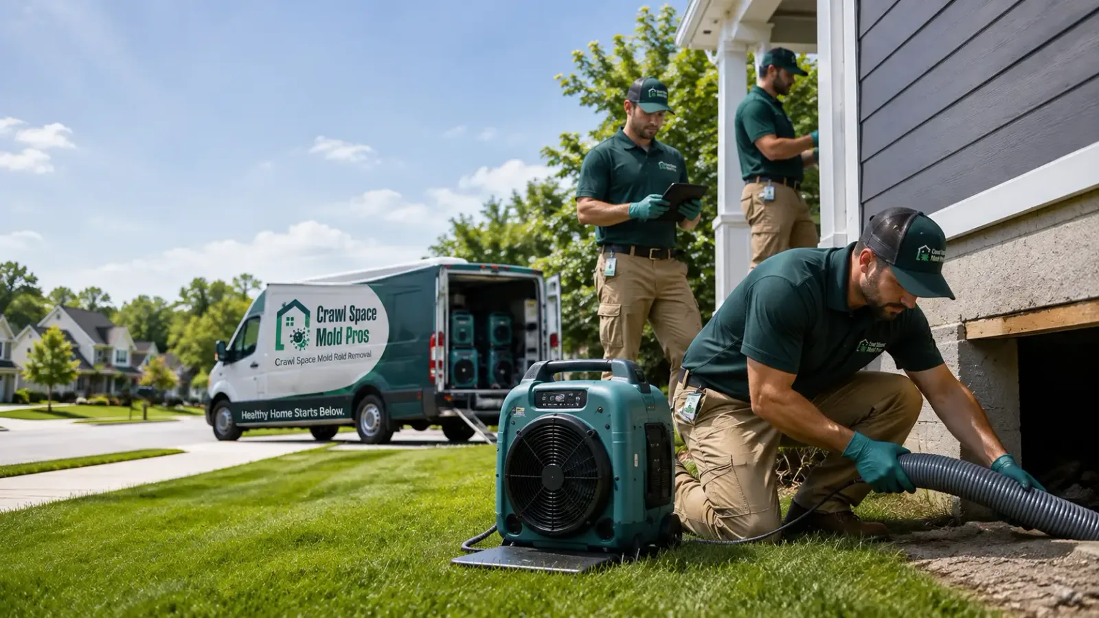 Crawl Space Mold Removal in Lu Verne, IA
